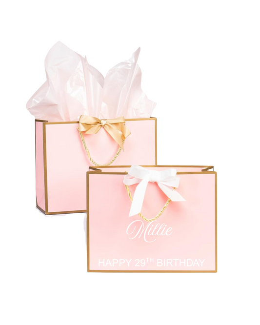 Luxury Personalised Gift Bags – Elegant Favour Bags for Weddings, Birthdays & Corporate Events