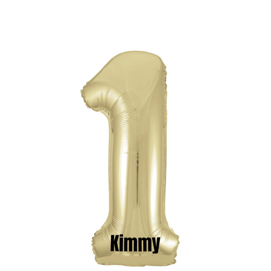 Custom Balloon Decals – Personalised Name or Phrase Vinyl Stickers