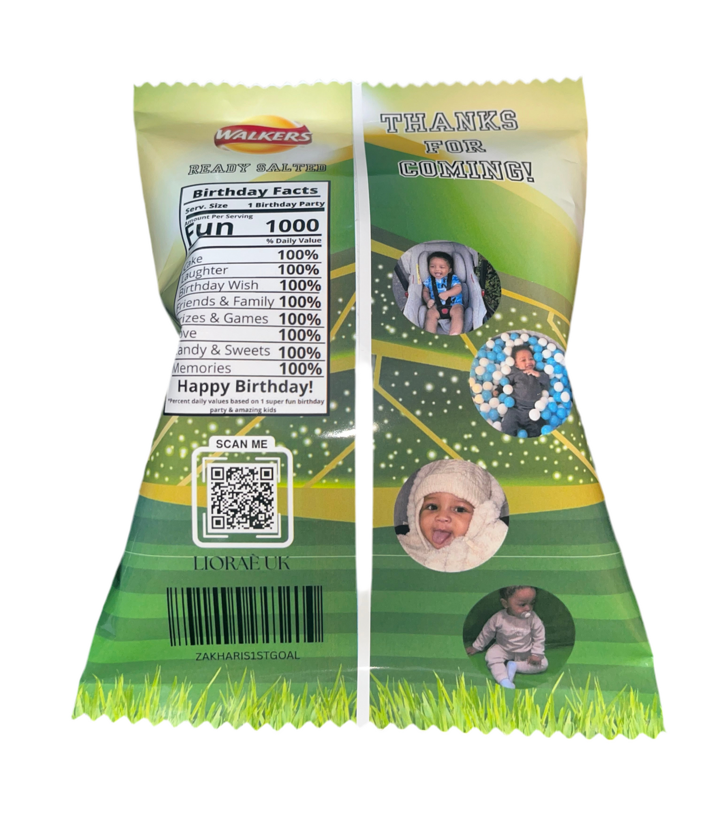 Personalised Party Snack Bundle – Custom Theme | 12 Crisp Bags, 10 Snacks, 12 Drinks