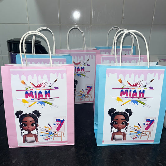 Custom Paper Party Bag – Personalised Kids or Adult Favours
