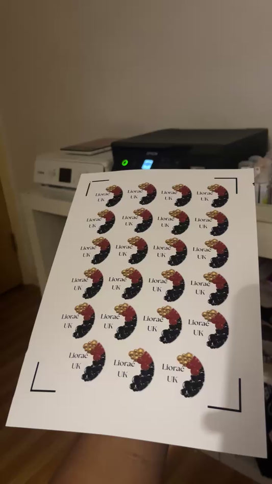 Business Custom Sticker Sheet – Provide Your Own Design Or Logo